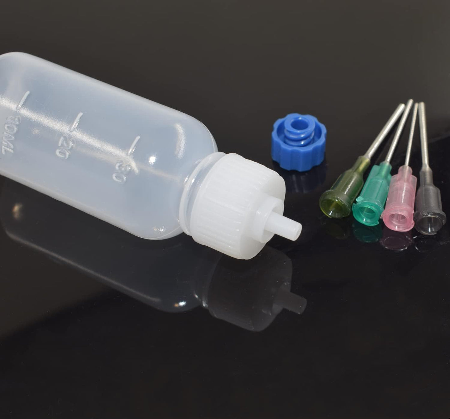 6 - Pack Applicator Bottles with Various Tips - The Clay Hole - Pottery & Art Community