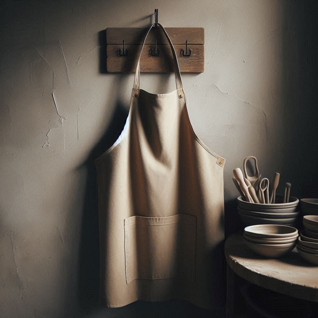 Apron Hook Monthly Rental - The Clay Hole - Pottery & Art Community
