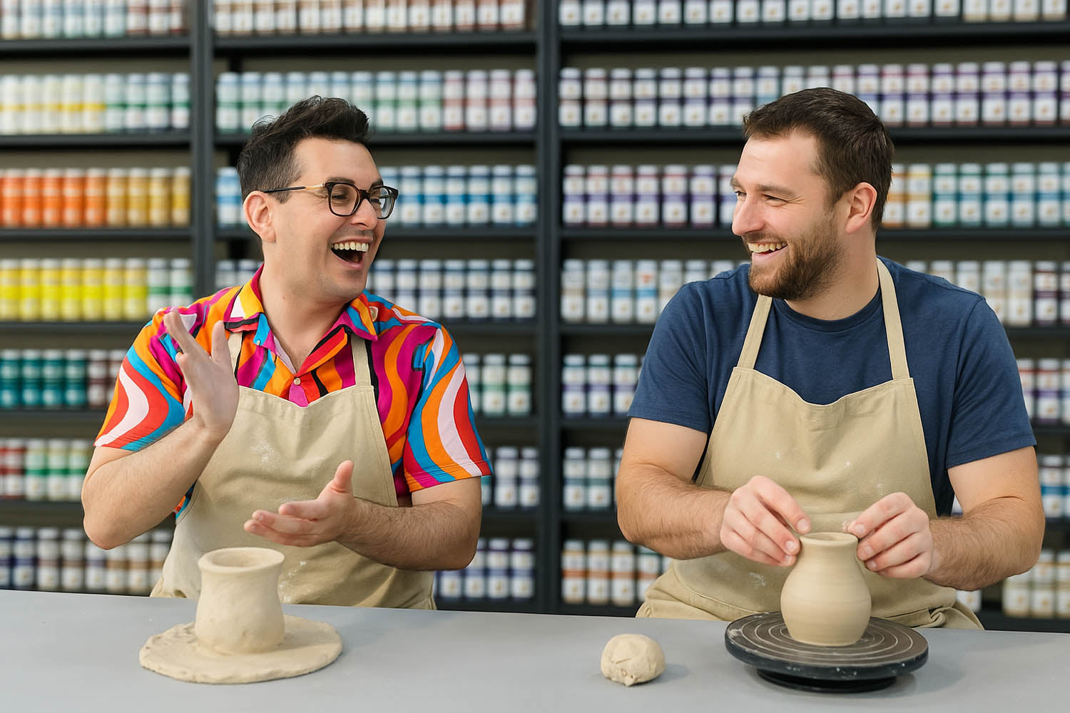 Utah adult reconnecting with emotion and presence through pottery