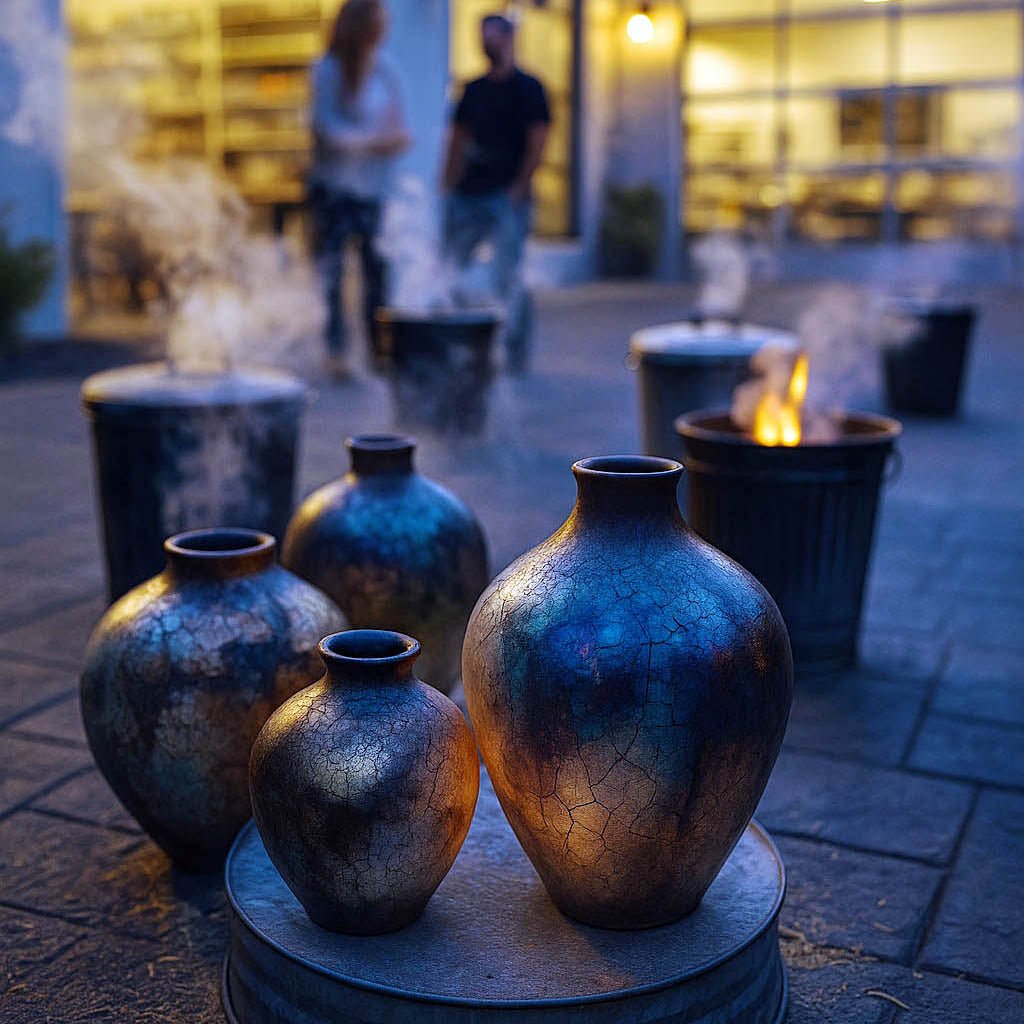 Summer Raku Workshop (at Dan's House) - The Clay Hole - Pottery & Art Community