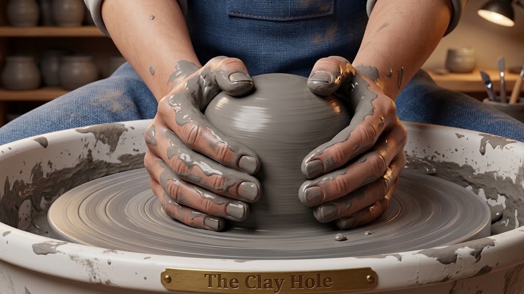 How to center clay on the pottery wheel - The Clay Hole - Pottery & Art Community