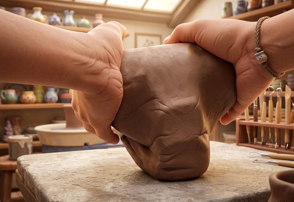 How to Wedge Clay Properly (And Why You Always Should) - The Clay Hole - Pottery & Art Community