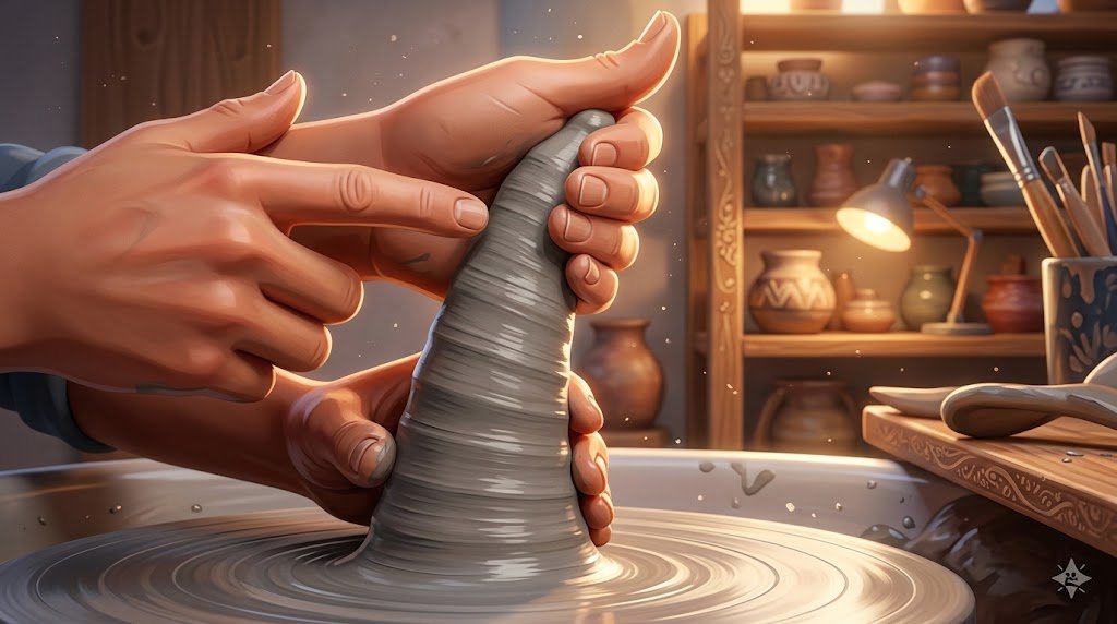 Struggling to cone on the pottery wheel? - The Clay Hole - Pottery & Art Community