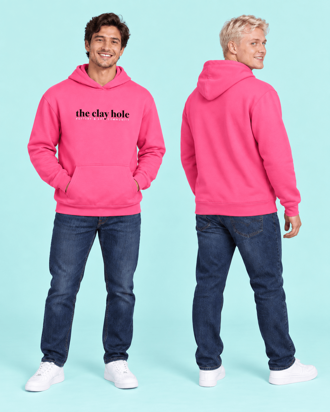Boxy Hoodie - The Clay Hole - Pottery & Art Community