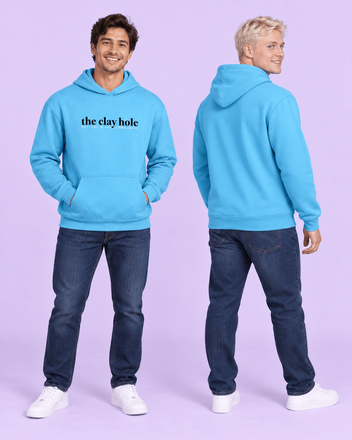 Boxy Hoodie - The Clay Hole - Pottery & Art Community