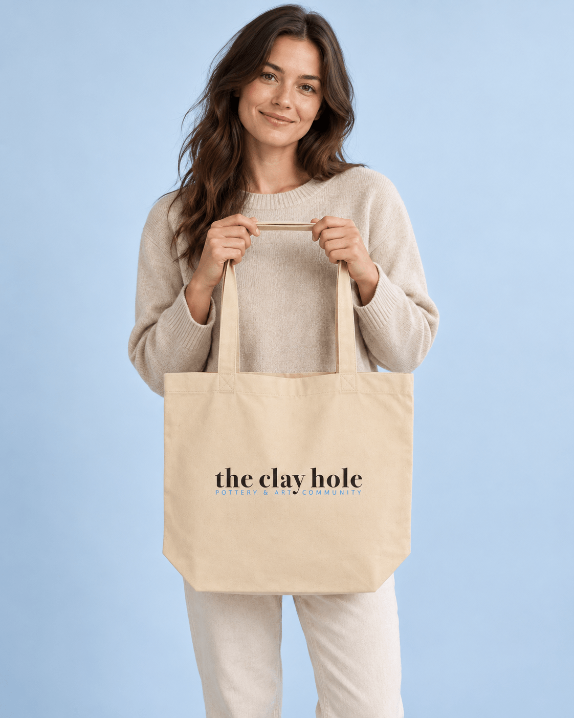 Canvas Tote Bag - The Clay Hole - Pottery & Art Community