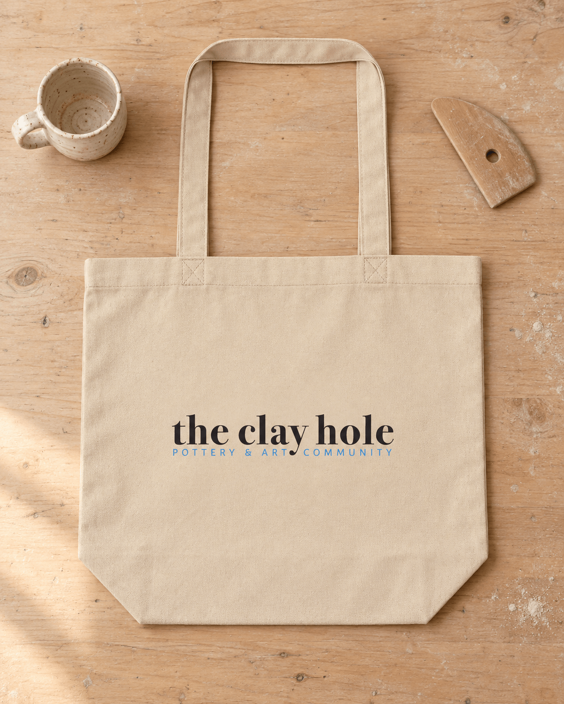 Canvas Tote Bag - The Clay Hole - Pottery & Art Community