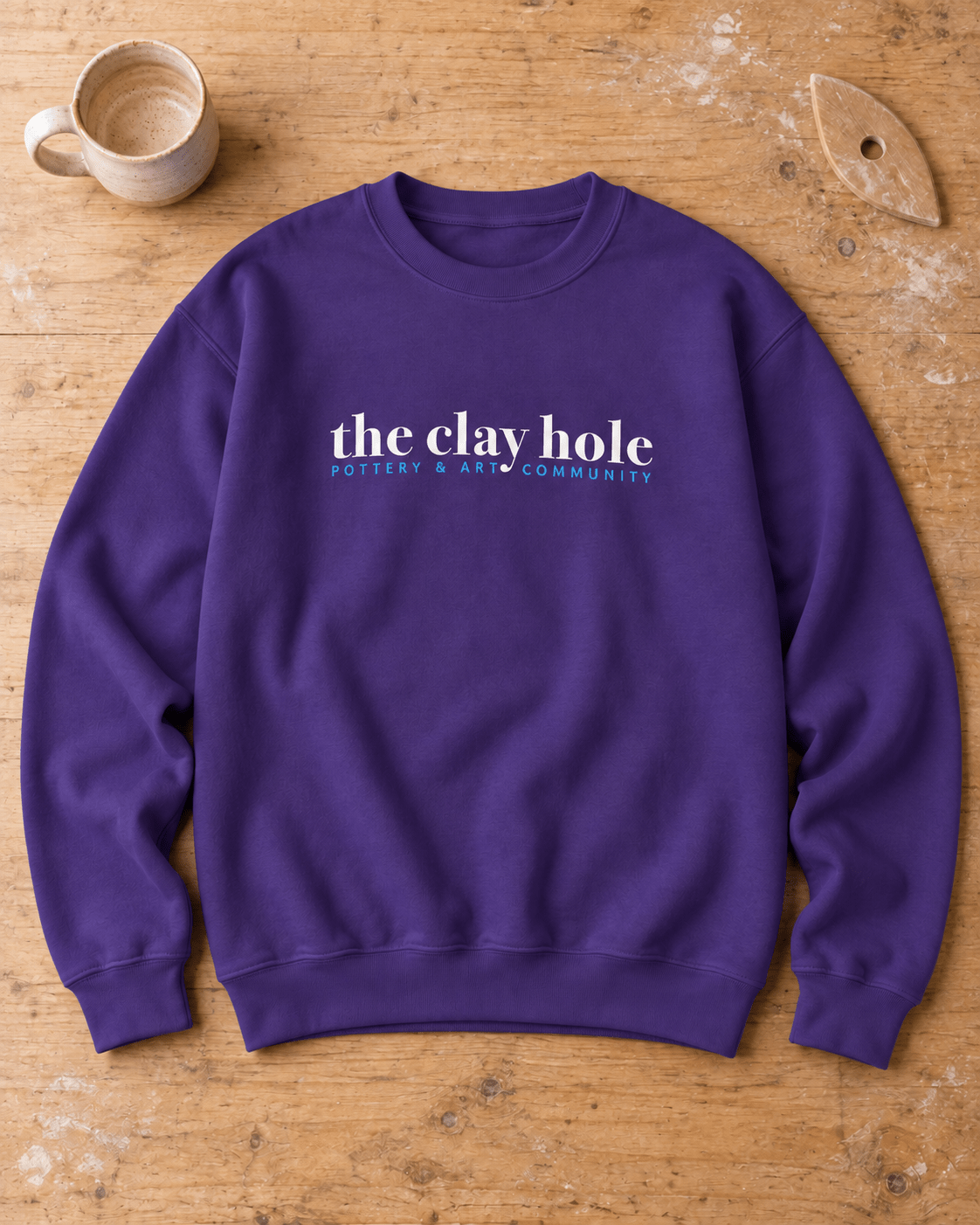 Crewneck - The Clay Hole - Pottery & Art Community