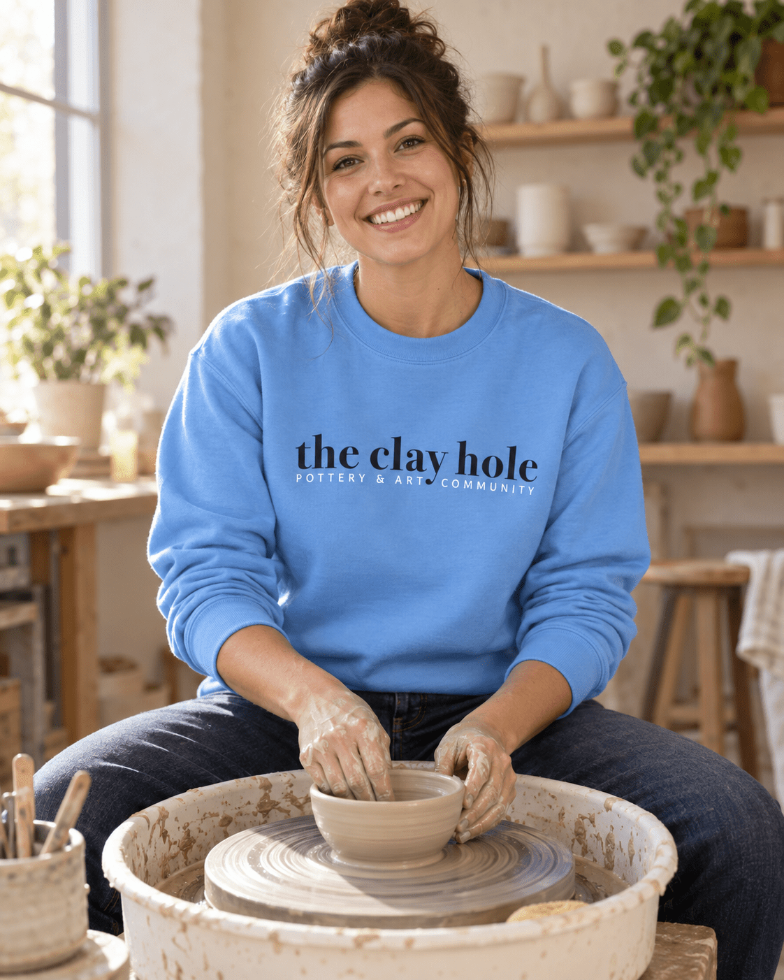 Crewneck - The Clay Hole - Pottery & Art Community