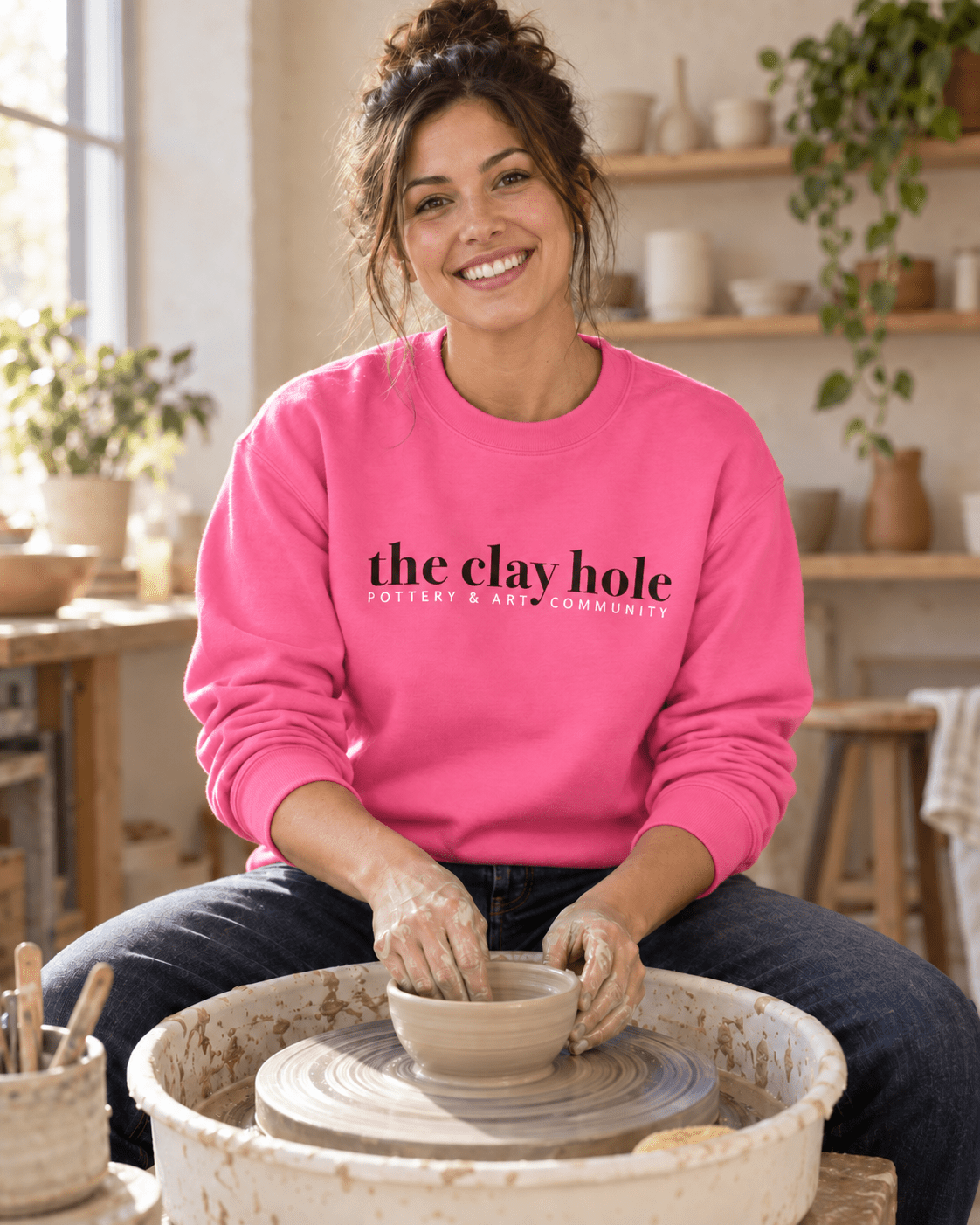 Crewneck - The Clay Hole - Pottery & Art Community