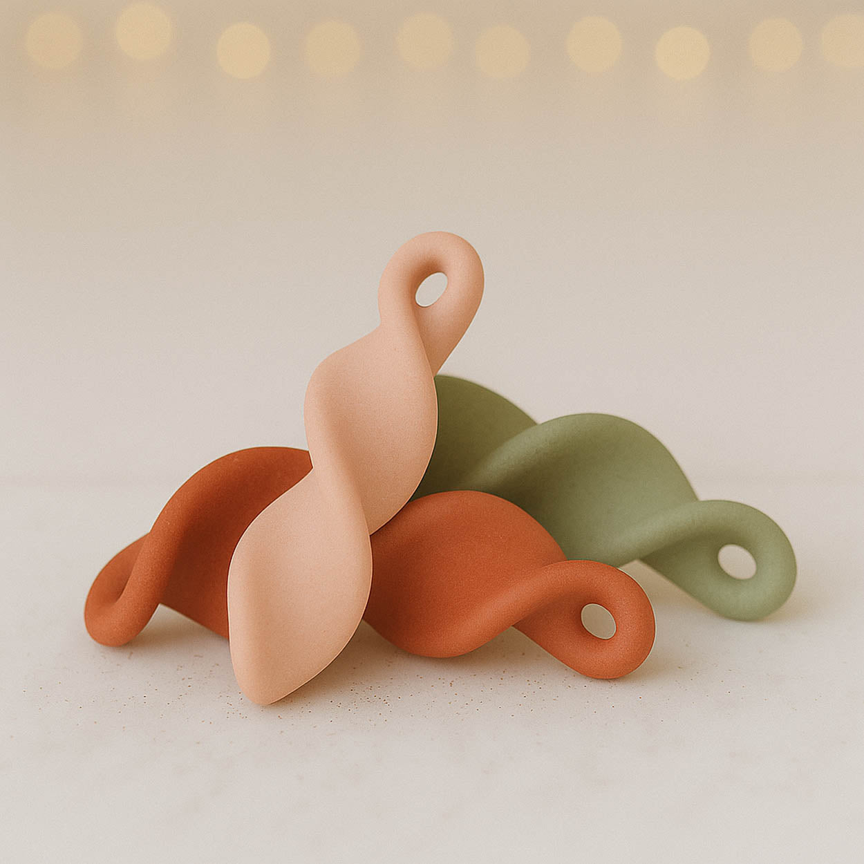 A Halloween figurine project made in a pottery and ceramic class