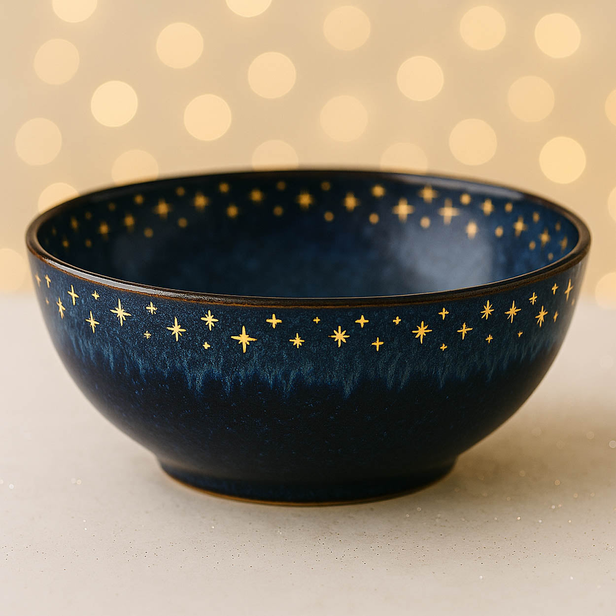 A Jack-o-Lantern Pumpkin Face Bowl made in a pottery and ceramic class