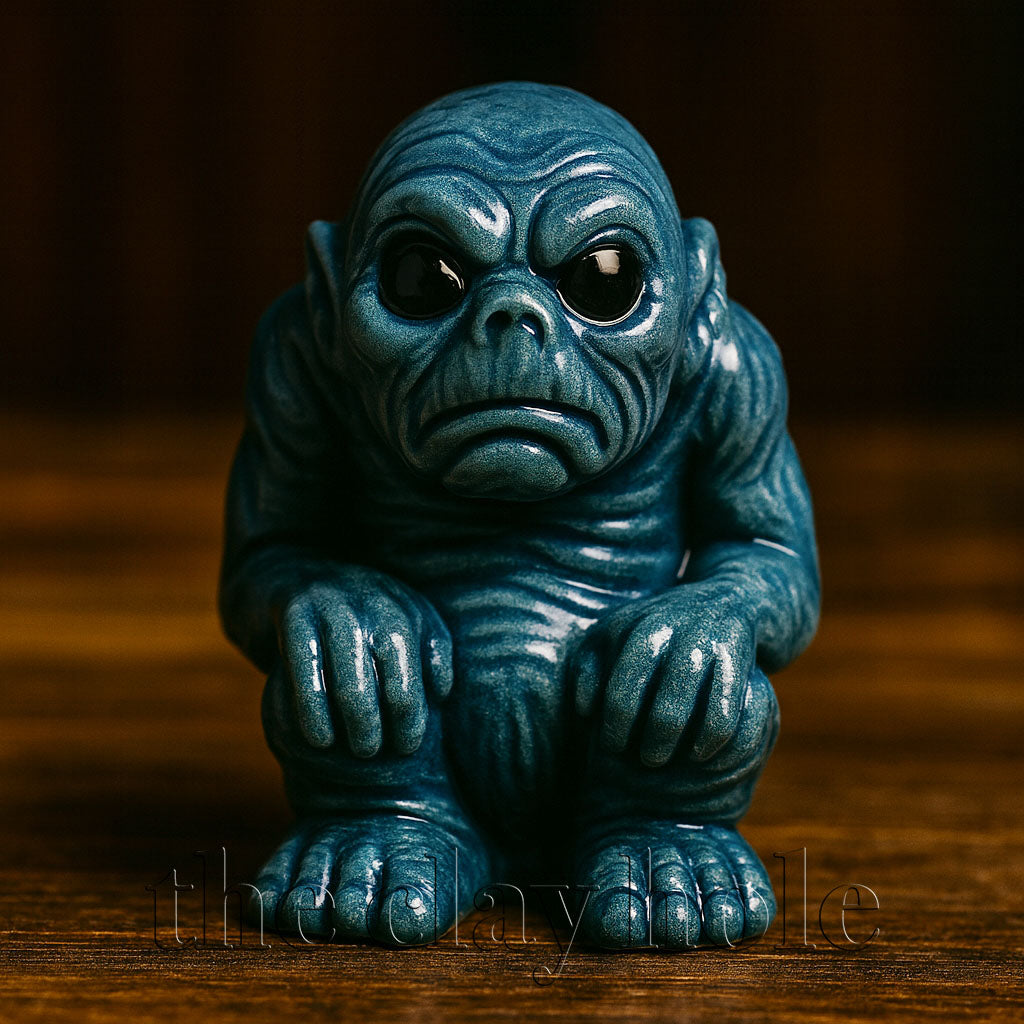 A Halloween figurine project made in a pottery and ceramic class