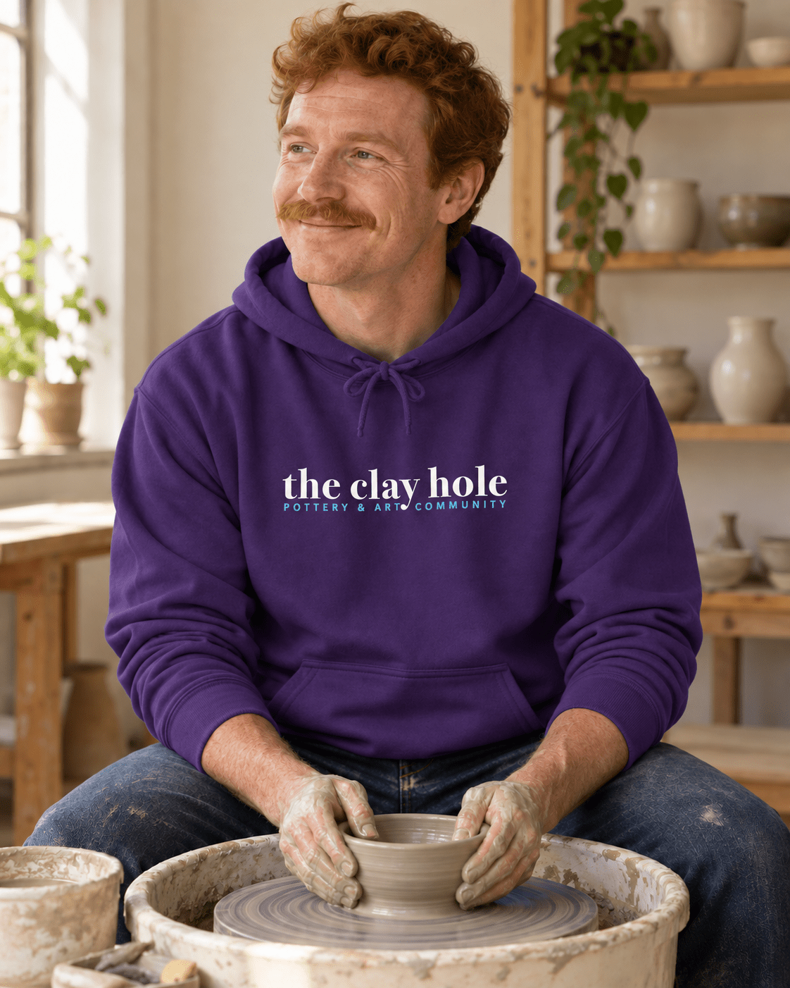 Hoodie - The Clay Hole - Pottery & Art Community