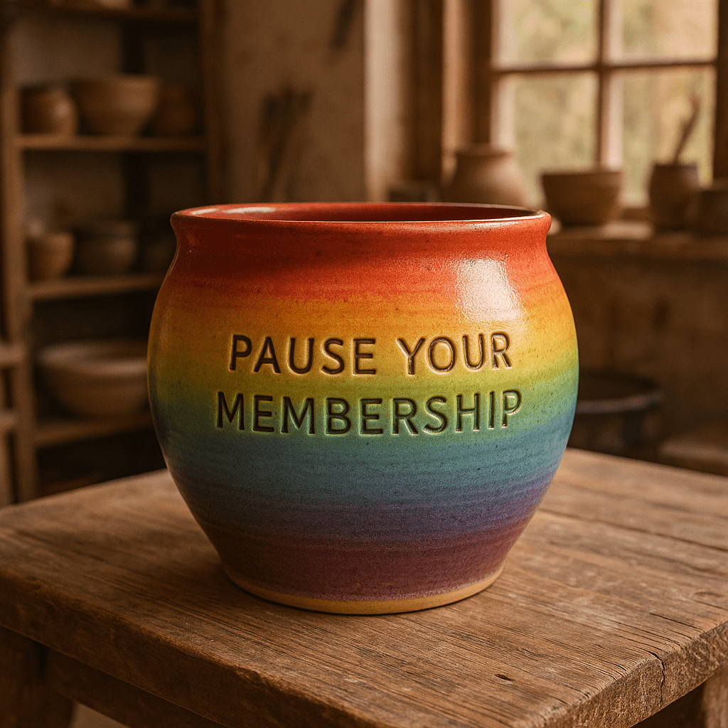 Pause My Membership - The Clay Hole - Pottery & Art Community