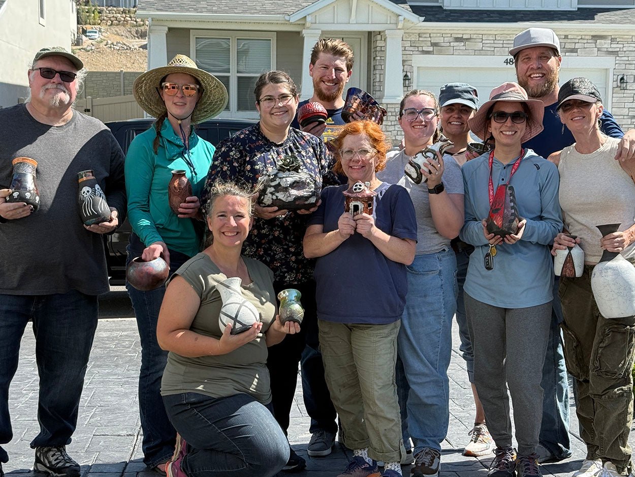 Summer Raku Workshop (at Dan's House) - The Clay Hole - Pottery & Art Community