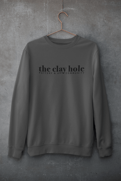 The Clay Hole Embroidered Crewneck Sweatshirt - The Clay Hole - Pottery & Art Community