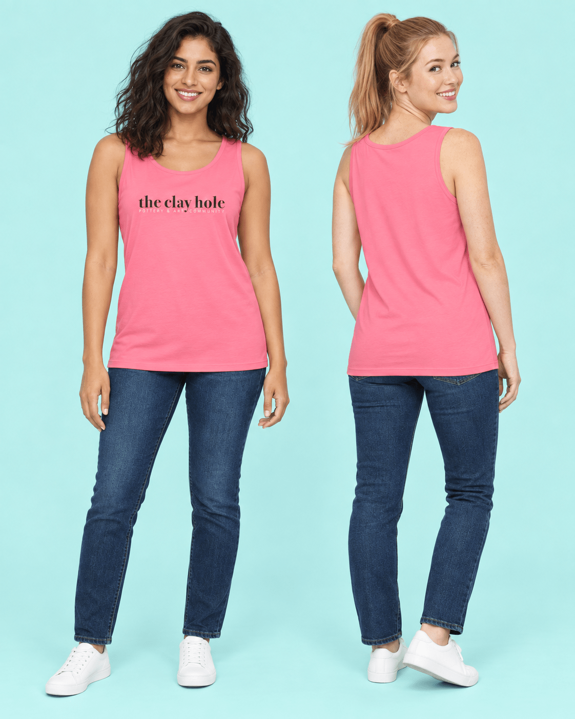 Women's Tank Top - The Clay Hole - Pottery & Art Community