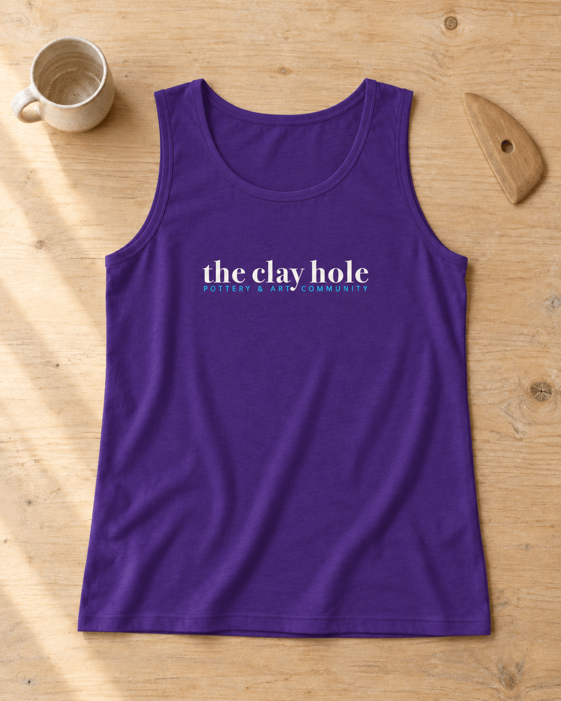 Women's Tank Top - The Clay Hole - Pottery & Art Community